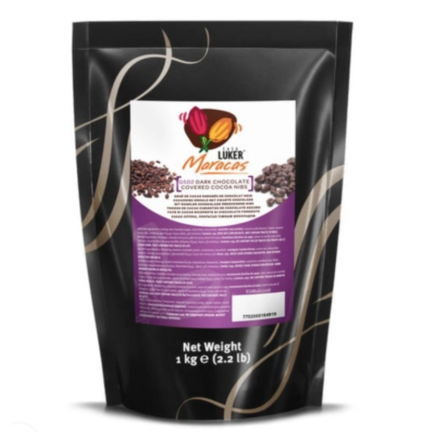 54% Dark Chocolate Covered Cocoa Nibs