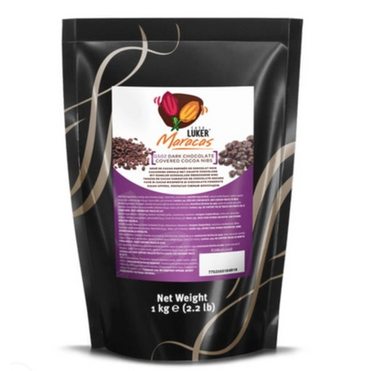 54% Dark Chocolate Covered Cocoa Nibs