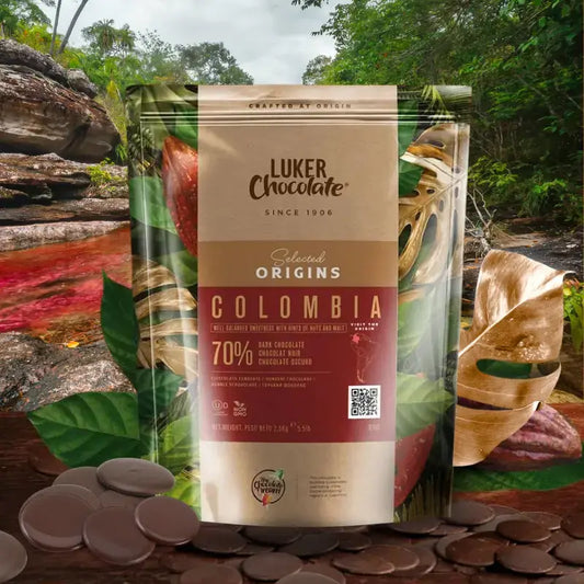 70% Dark Chocolate Buttons Single Origin Colombia
