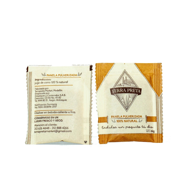 Box of 200 x 5 gr Sachets – 100% Natural Panela